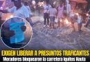 🟥#ultimo| Moradores del A.H. Villa Cruz bloquean carretera Iquitos-Nauta